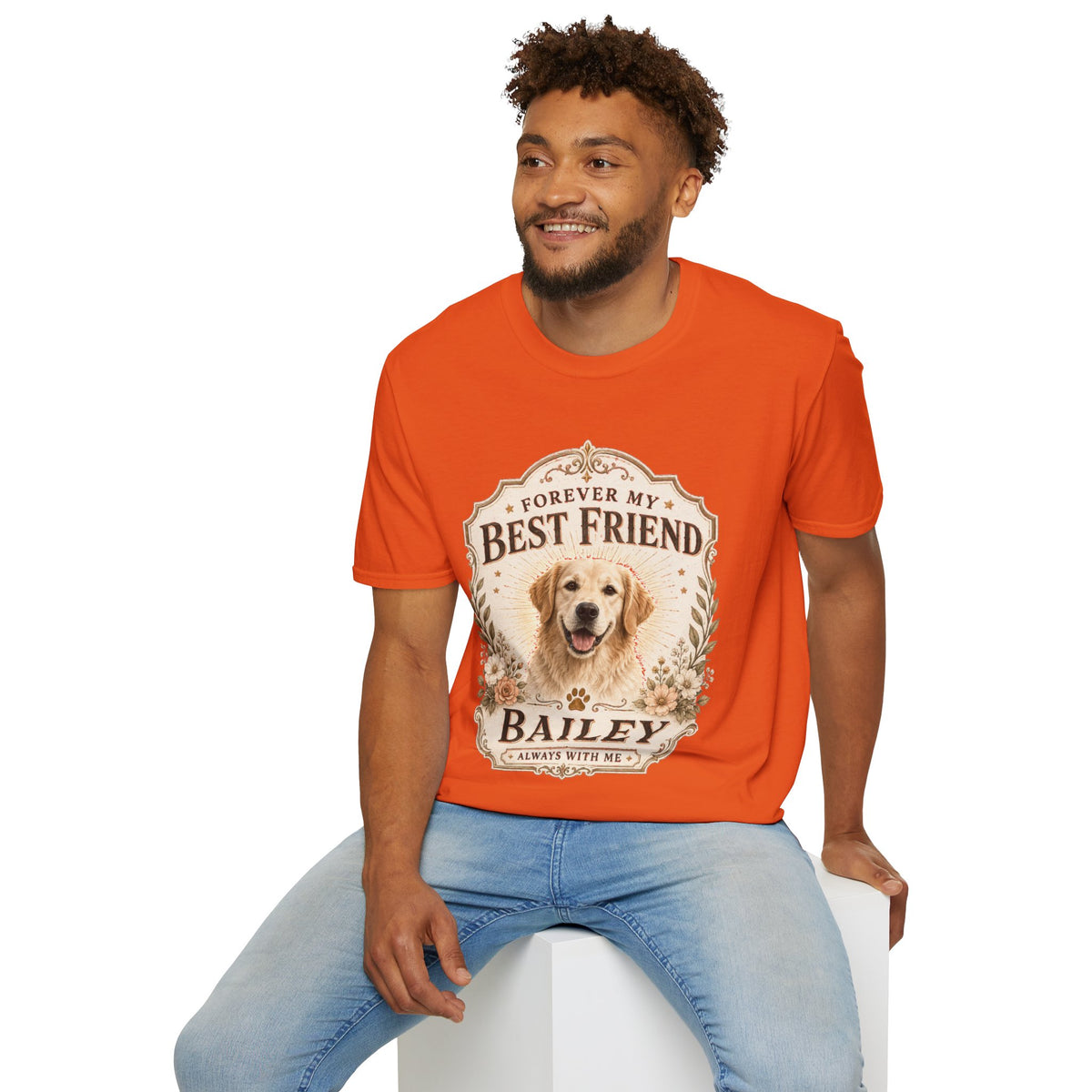 Forever My Best Friend Dog T-Shirt — Personalized Pet Tribute Tee