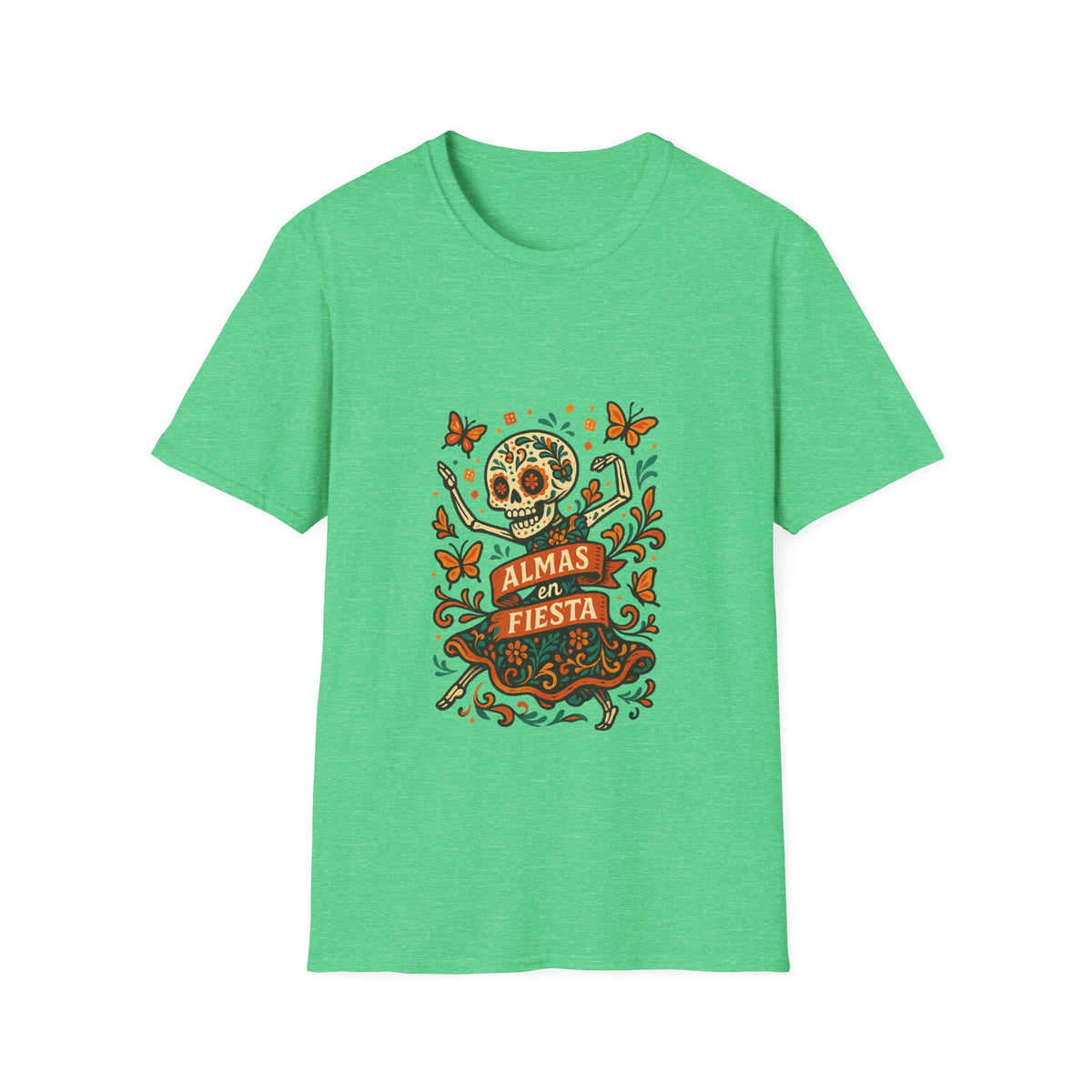 Day of the Dead Fiesta T-Shirt — Calavera Skull with 'Día de Fiesta' Design - Trending Now - October 2026