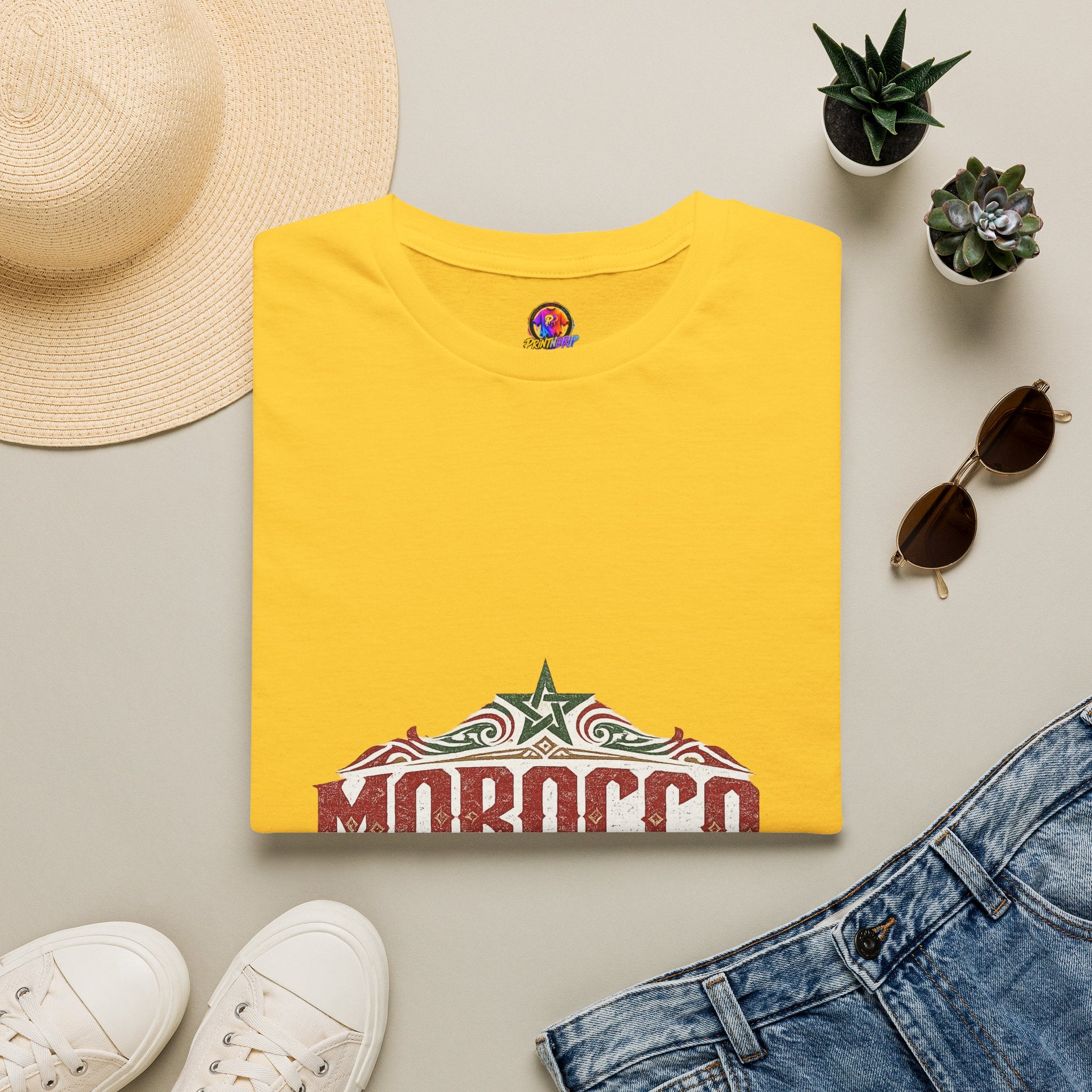Morocco Vintage Graphic T-Shirt — Retro Travel Tee