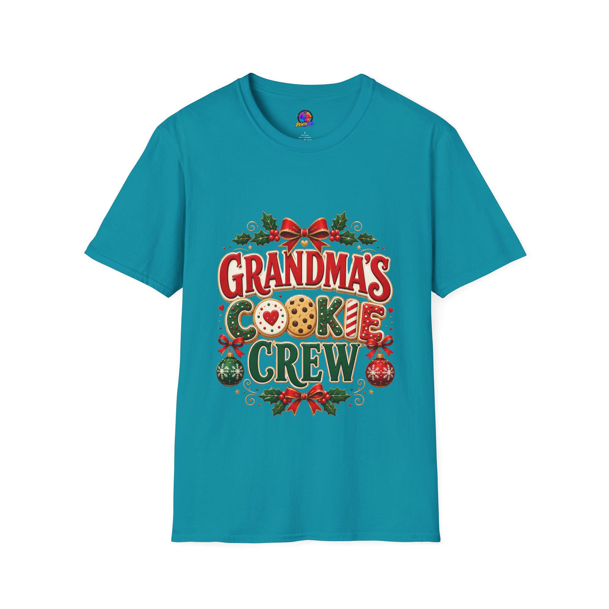 Grandma's Cookie Crew T-Shirt — Festive Christmas Baking Tee