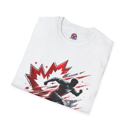 Canada Northern Force Running T‑Shirt — Canada Maple Runner Athletic Tee