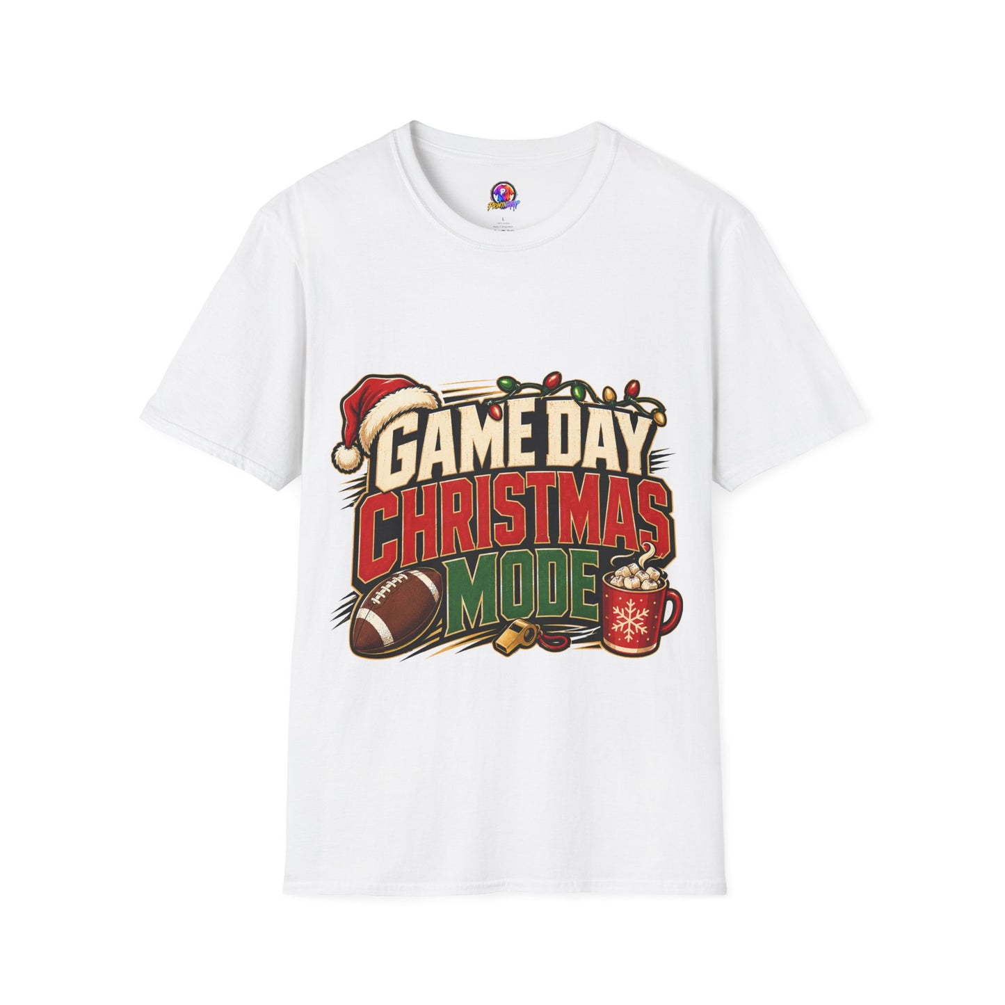Game Day Christmas T-Shirt — Football Holiday Mode Tee