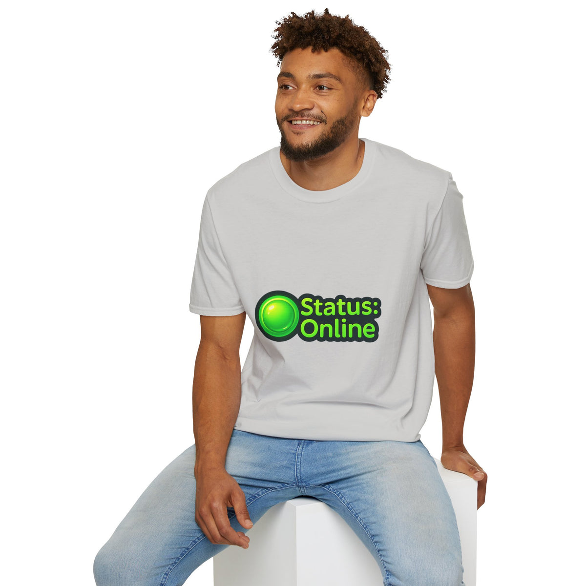Status Online T-Shirt — Green Online Status Icon Tee - Trending Now - October 2026