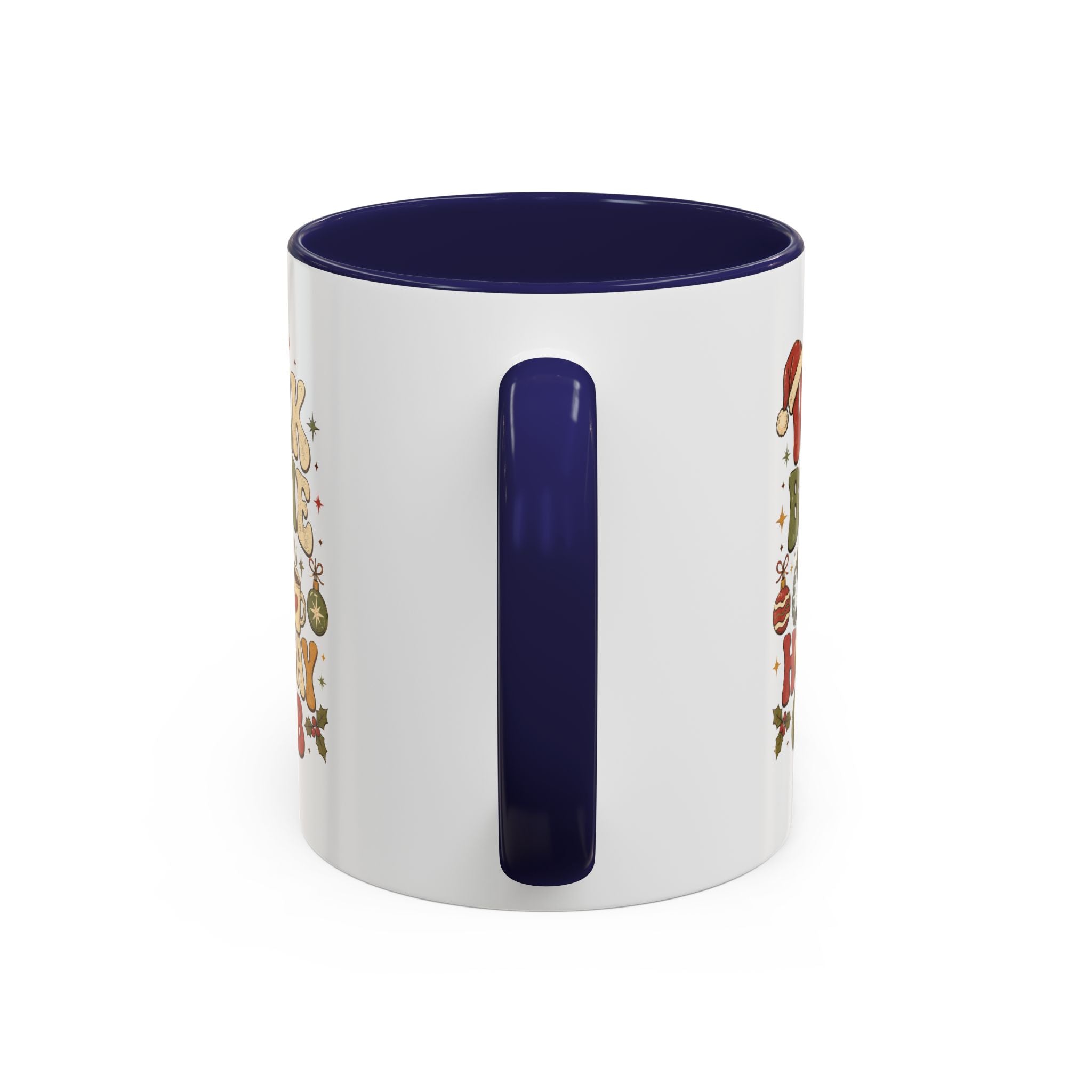 Modern Day Christmas Work Bestie Holiday Club Coffee Mug — Retro Christmas Accent Mug
