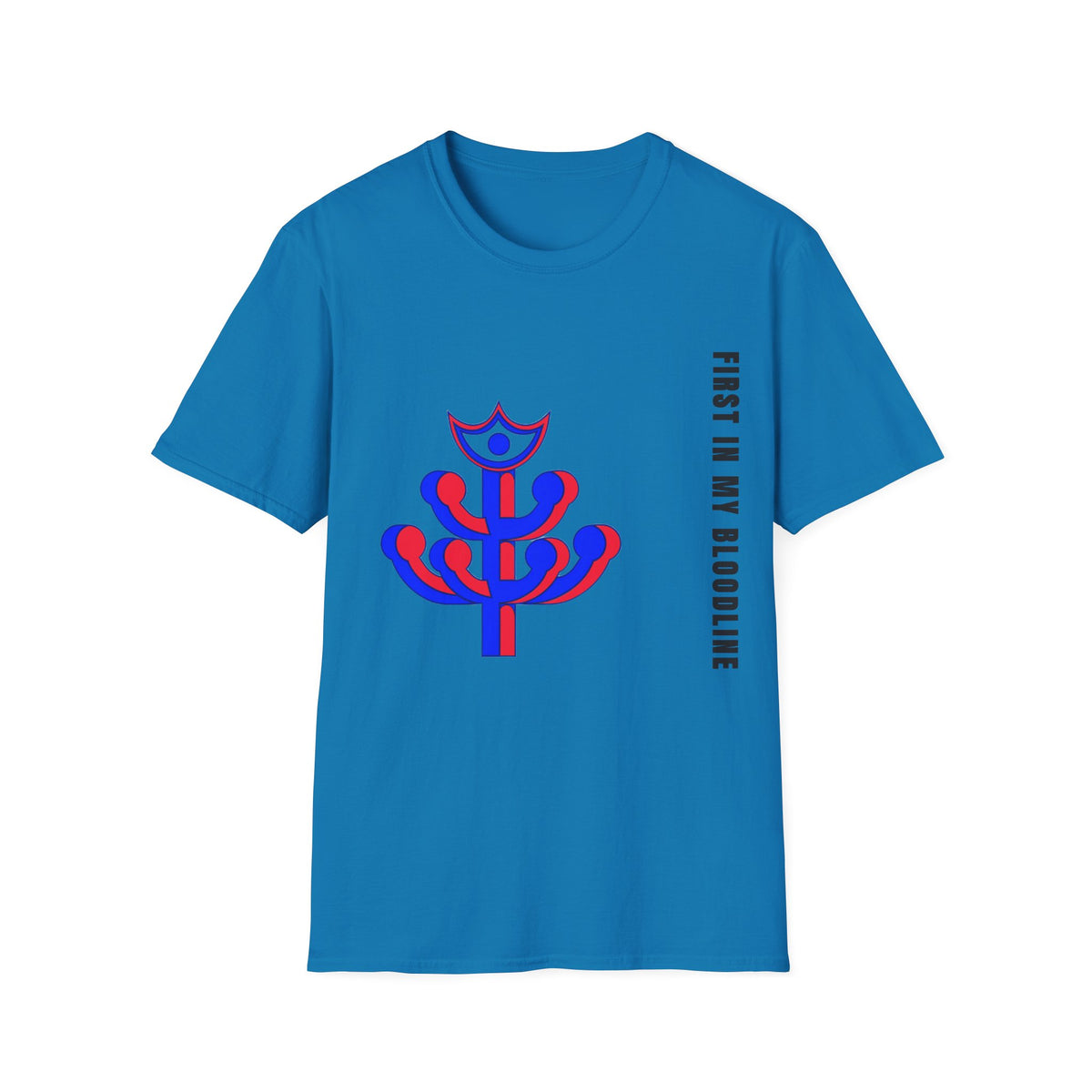 Abstract Floral Tee — Modern Red & Blue Graphic T-Shirt - Trending Now - September 2026