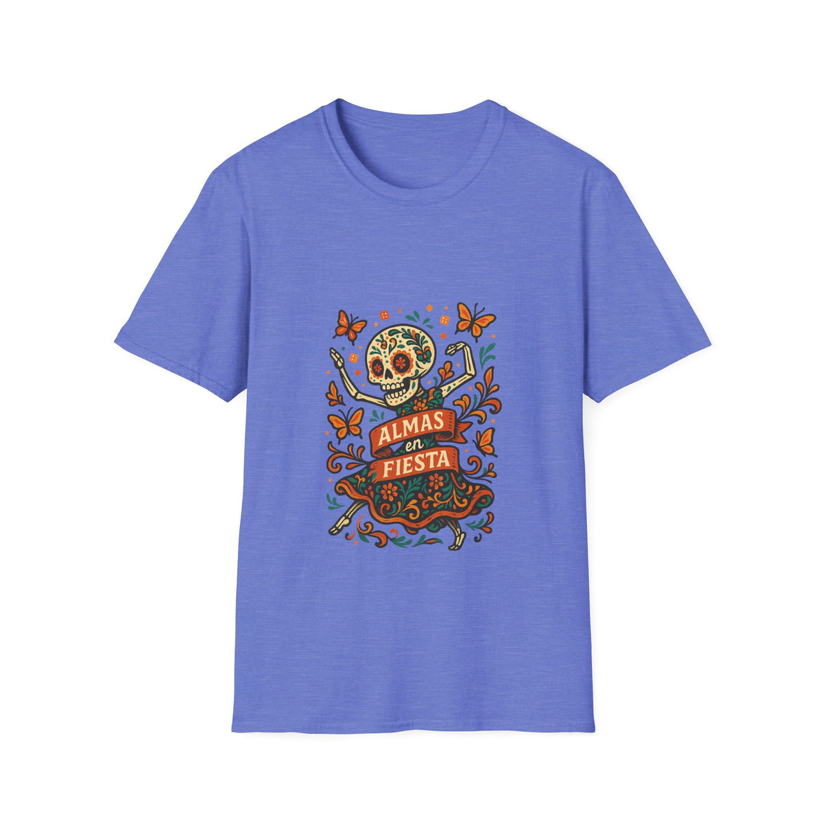Day of the Dead Fiesta T-Shirt — Calavera Skull with 'Día de Fiesta' Design - Trending Now - October 2026