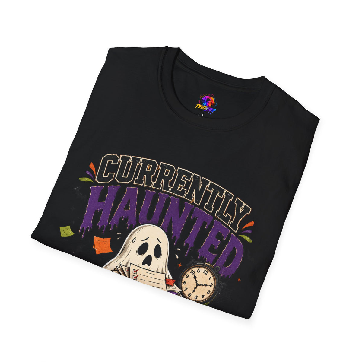 Halloween Currently Haunted Unisex Softstyle T-Shirt
