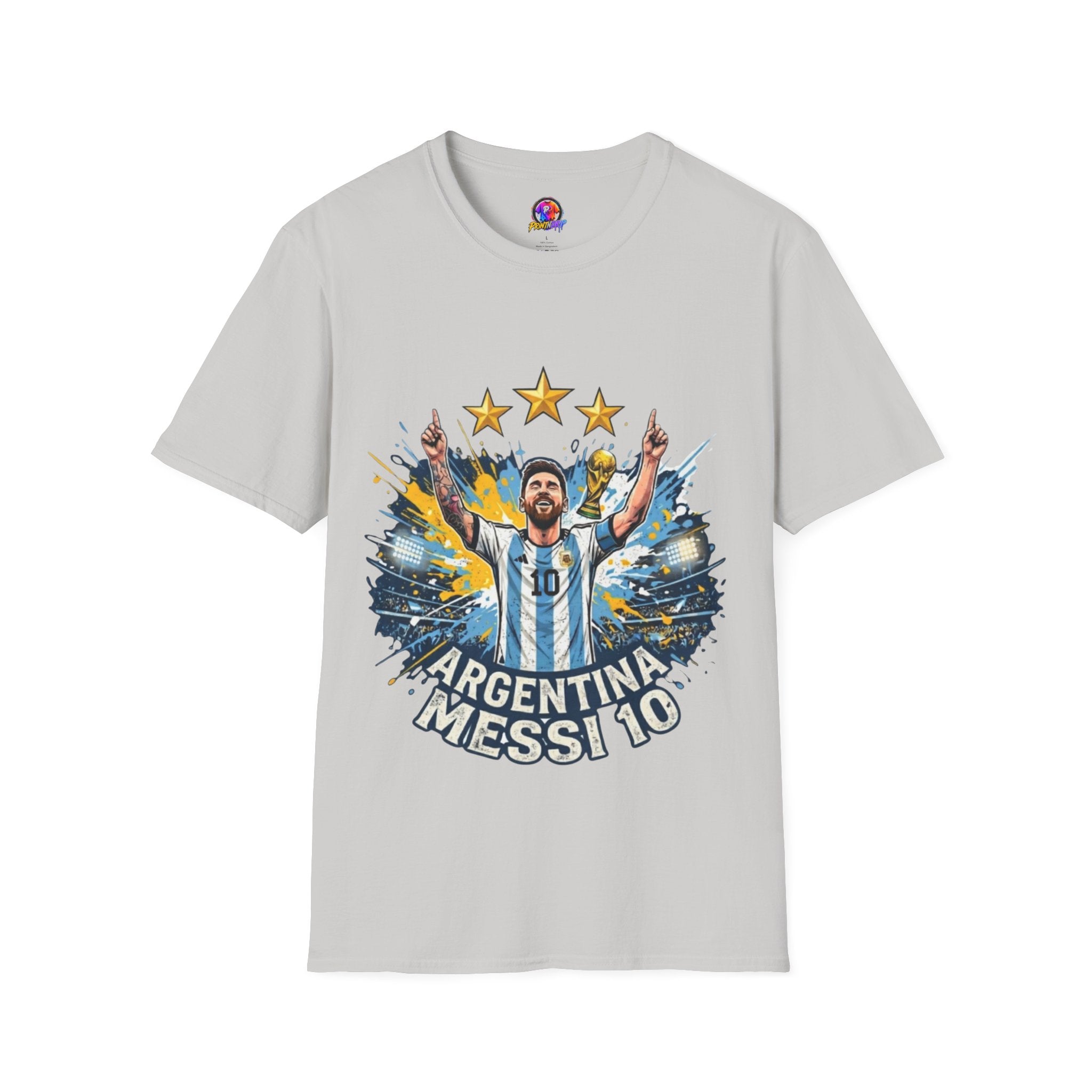 Argentina Messi Soccer T‑Shirt — World Cup Champion Fan Tee