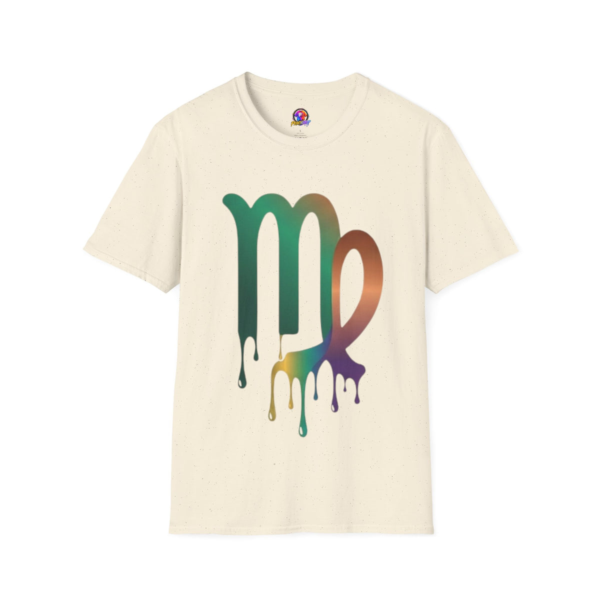 Virgo Zodiac Drip T-Shirt — Colorful Virgo Sign Astrology Tee