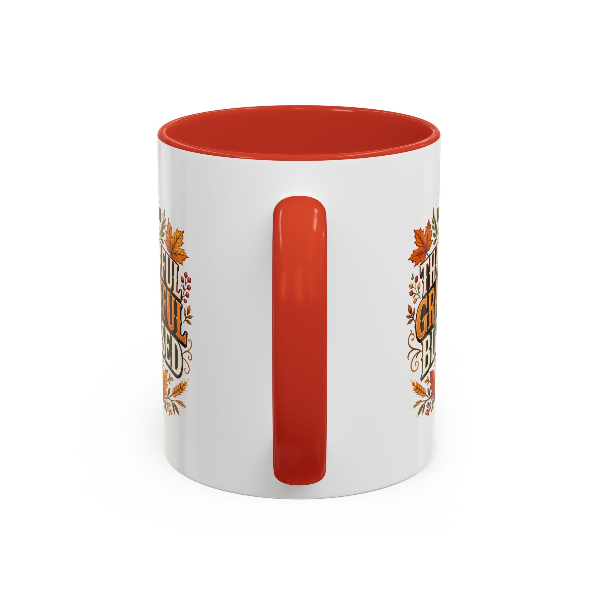 Thanksgiving Mug Thankful Grateful Blessed Coffee Mug