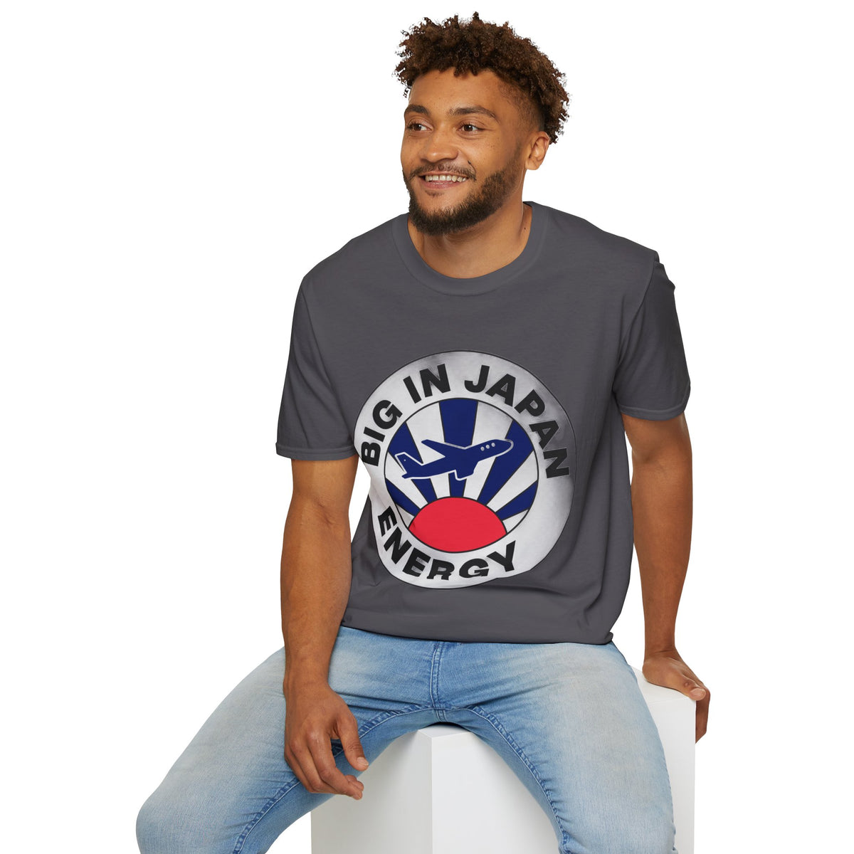 T‑Shirt — "Big in Japan Energy" Retro Airplane Graphic Tee - Trending Now - August 2026