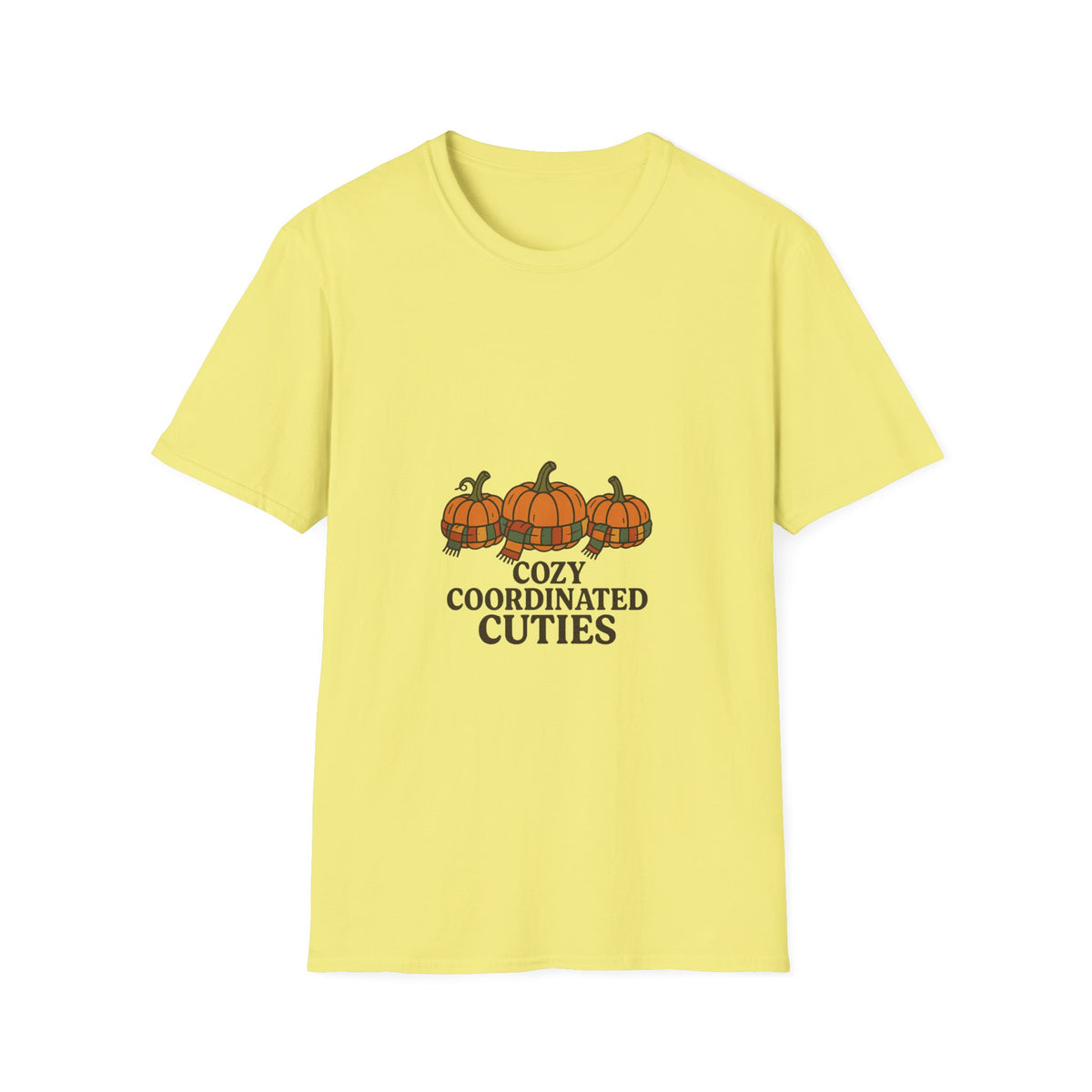 Cozy Coordinated Cuties Pumpkin T-Shirt - Trending Now - October 2026