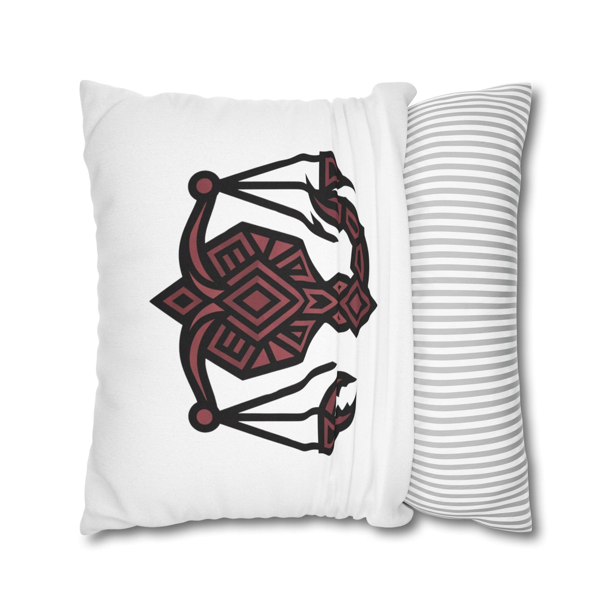 Scorpio Zodiac Scales Decorative Pillowcase — Tribal Scorpio-Style Design