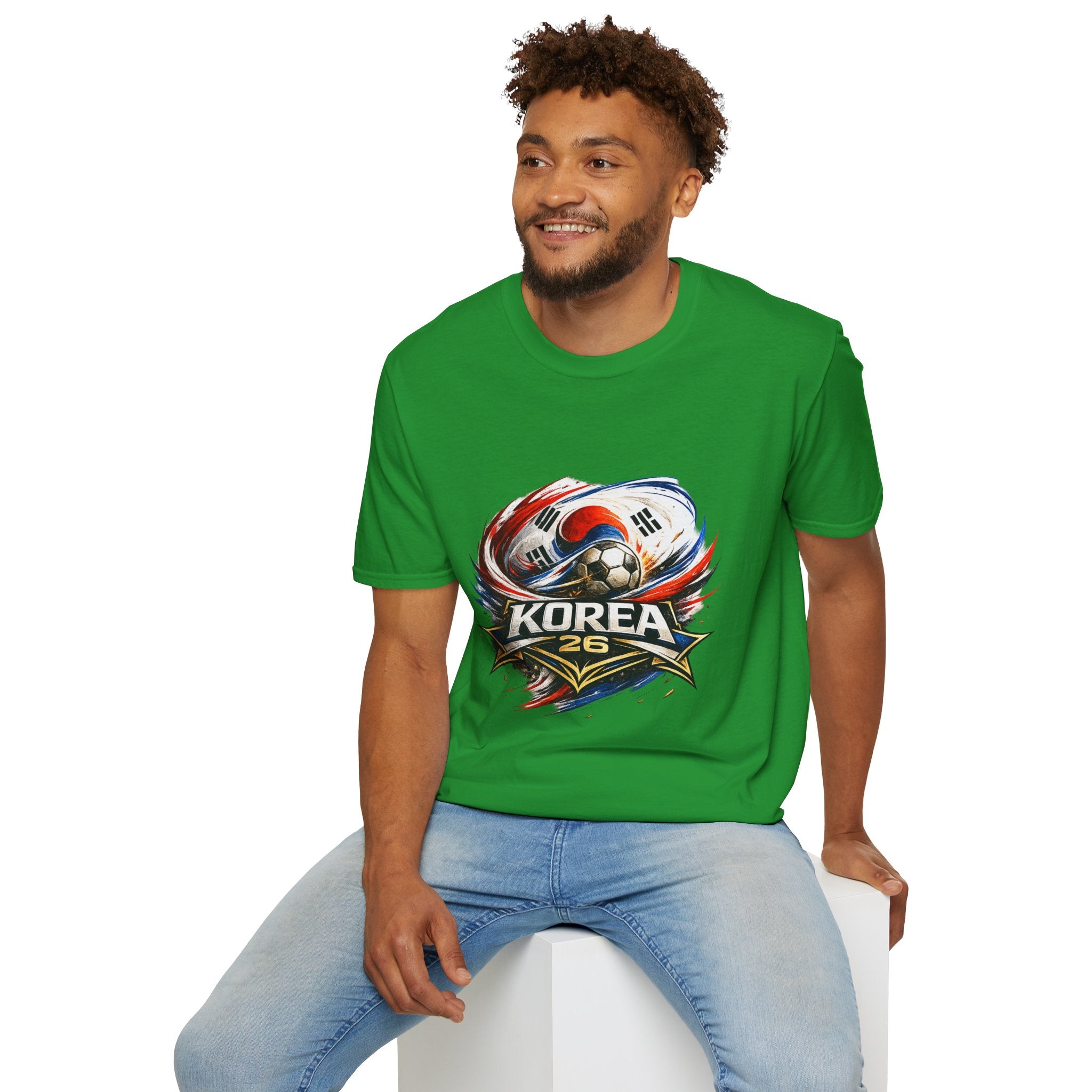 Korea Soccer T‑Shirt — Korea Football Crest Tee
