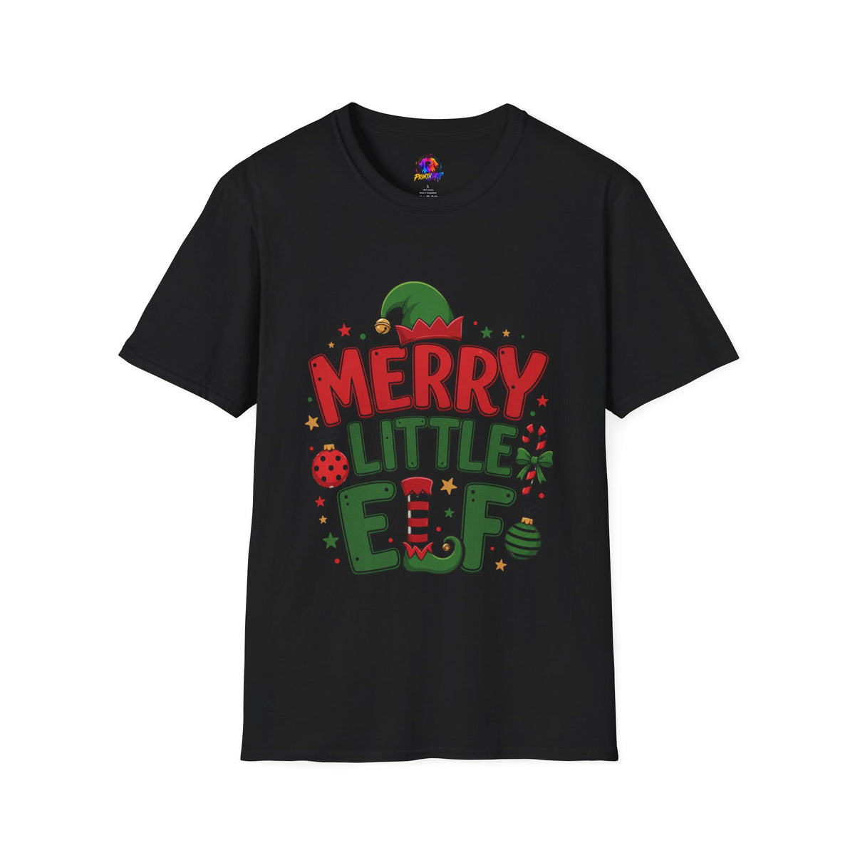 Merry Little Elf T-Shirt — Festive Christmas Holiday Tee