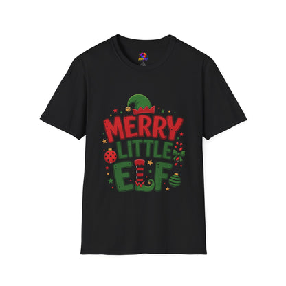 Merry Little Elf T-Shirt — Festive Christmas Holiday Tee