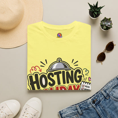 Hosting Holiday Chaos T-Shirt — Funny Christmas Party Host Tee
