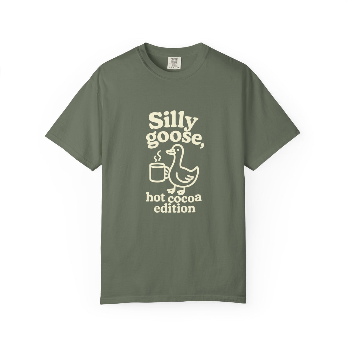 Silly Goose Hot Cocoa T-Shirt — Cute Winter Graphic Tee - Trending Now - October 2026