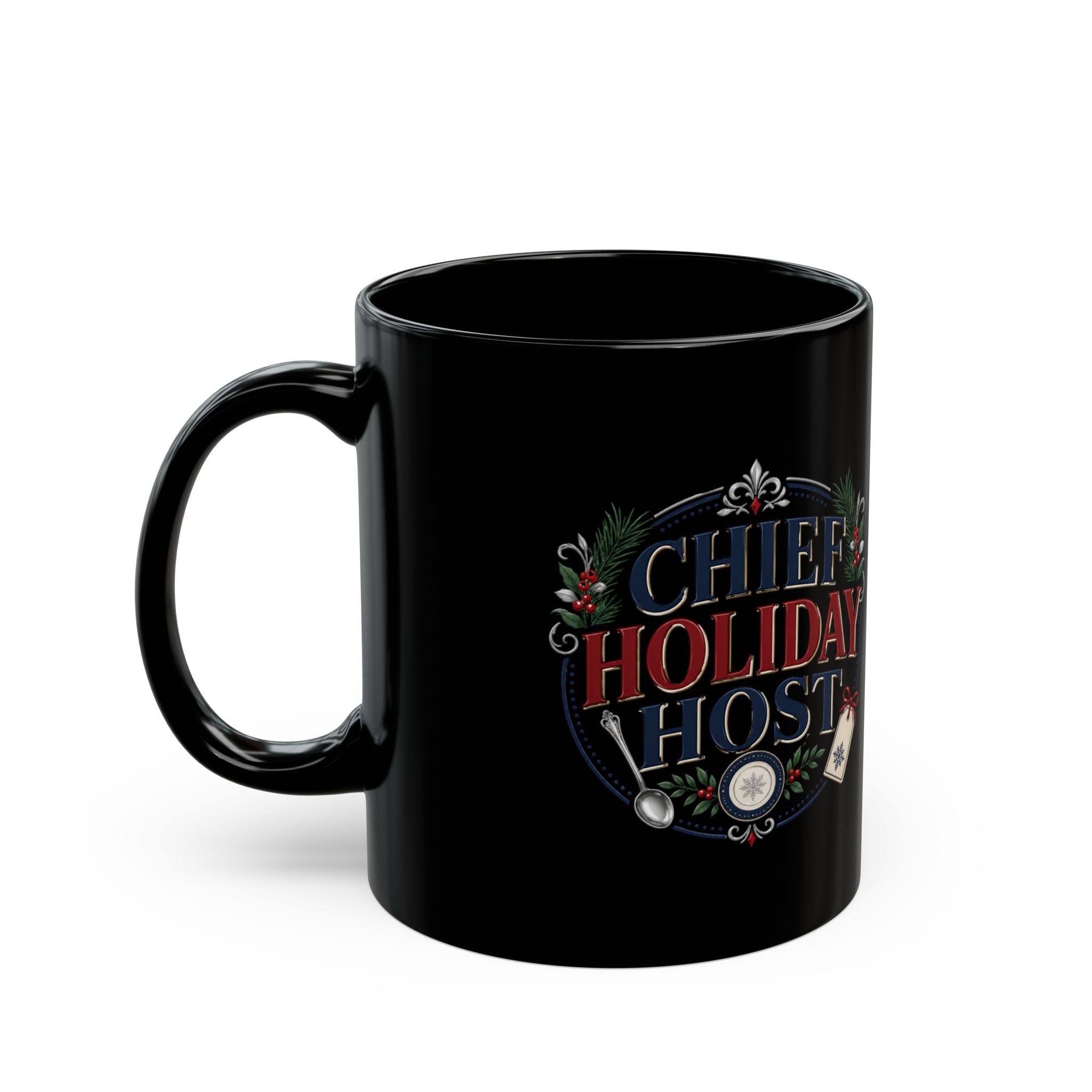 Christmas  Chef Holiday Host Mug — Funny Christmas Kitchen Coffee Cup for Cooks & Entertaining Hosts