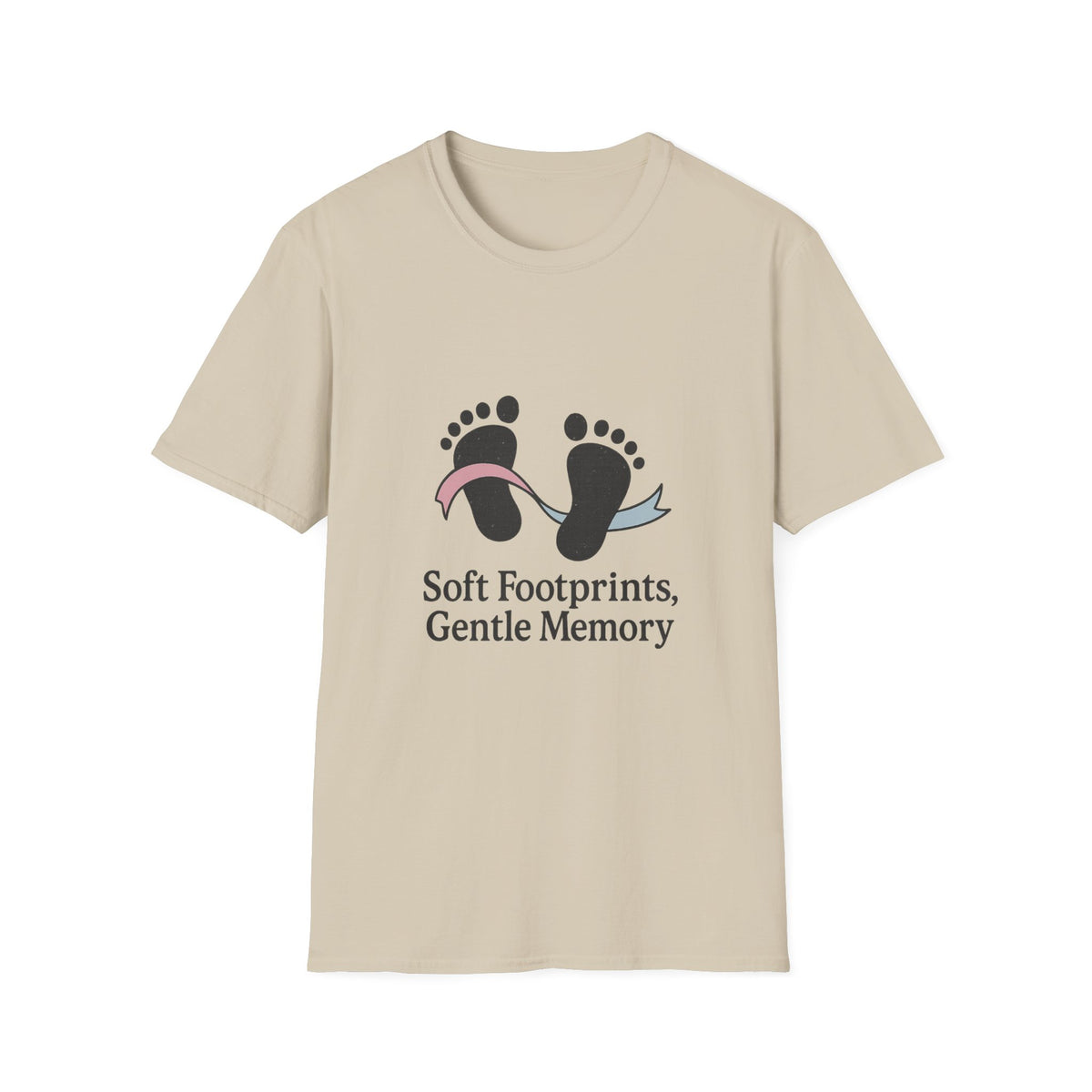 Memorial Baby Footprints T-Shirt — "Soft Footprints Gentle Memory" Remembrance Tee - Trending Now - October 2026