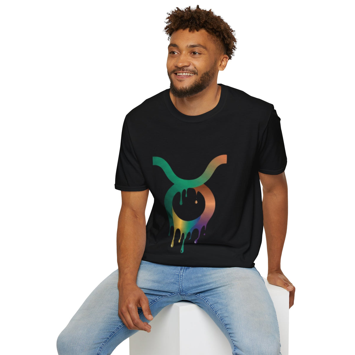 Taurus Abstract Drip Logo T-Shirt