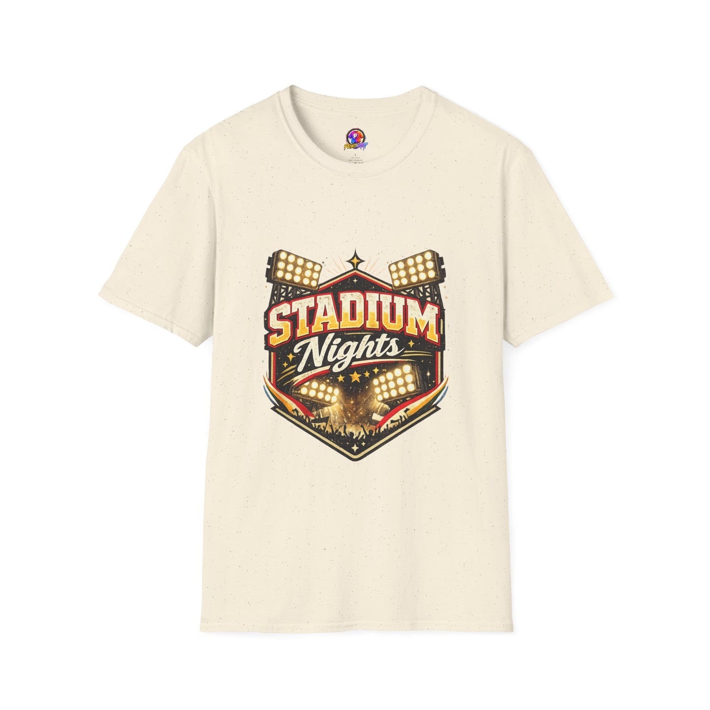 Stadium Nights T-Shirt — Vintage Sports Lights Graphic Tee