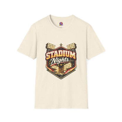 Stadium Nights T-Shirt — Vintage Sports Lights Graphic Tee