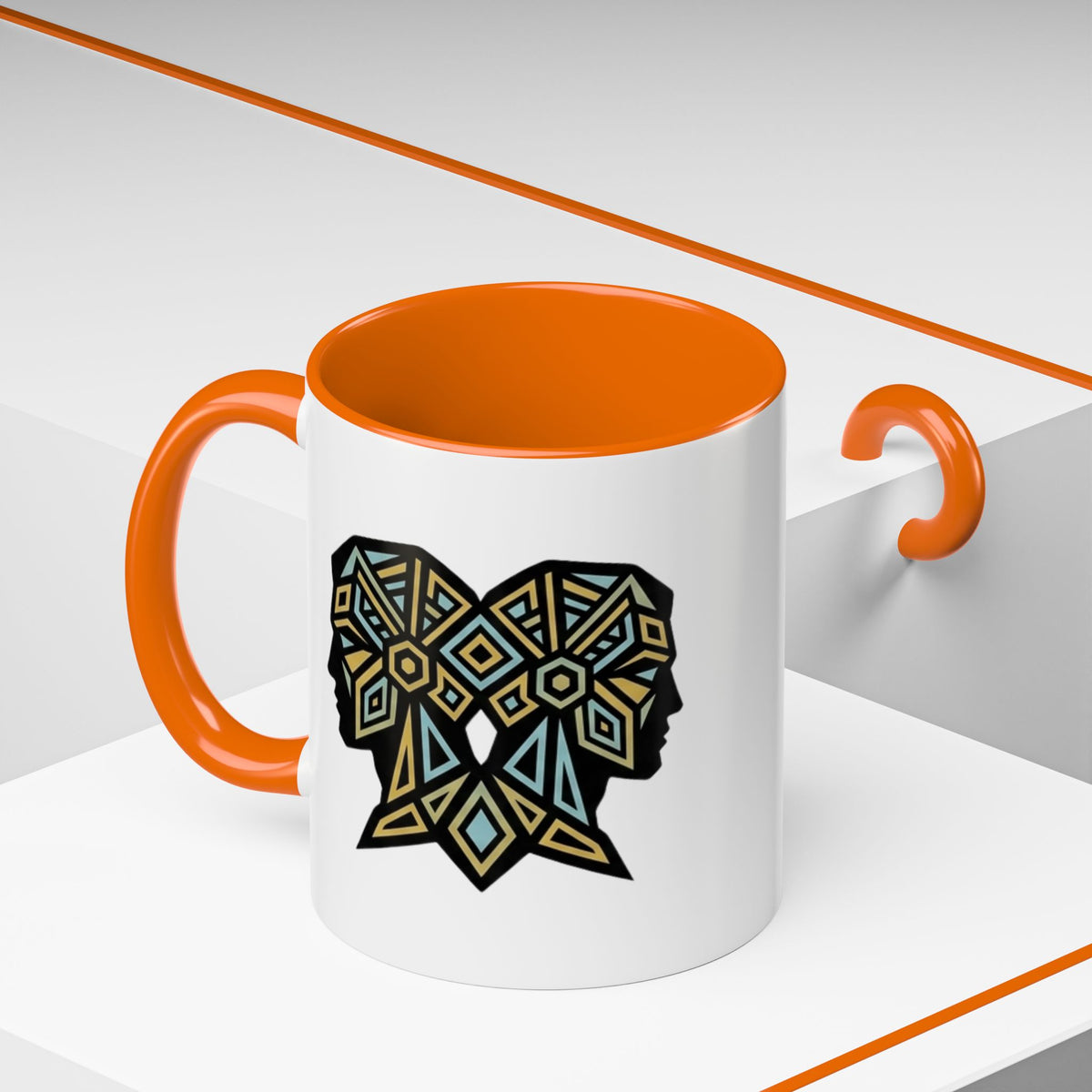 Gemini Zodiac Accent Coffee Mug
