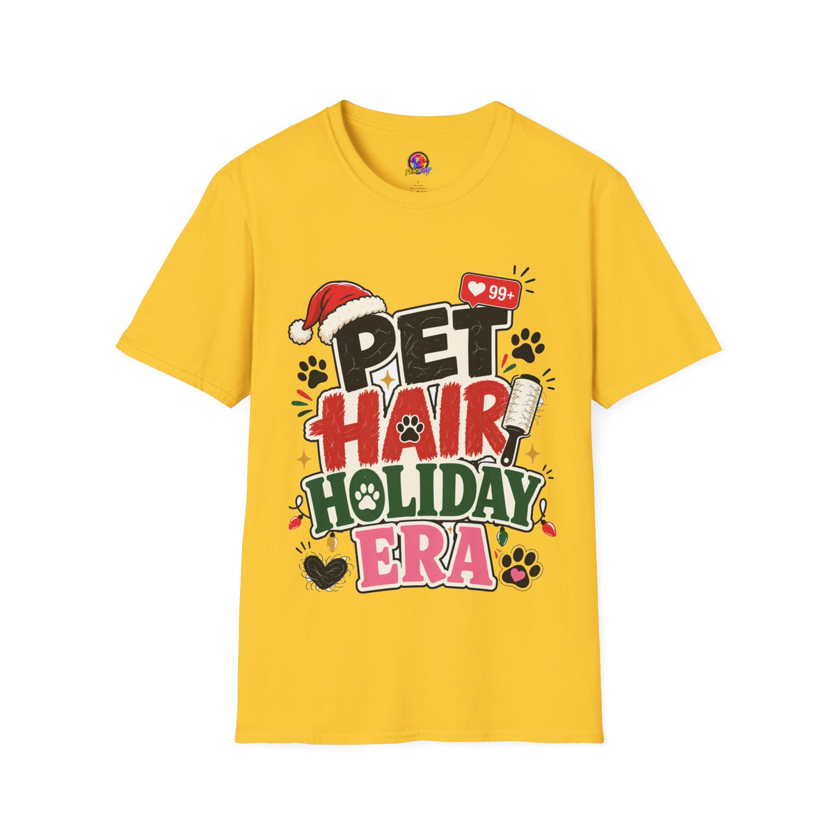 Pet Hair Holiday Tee — Funny Christmas Shirt for Pet Lovers