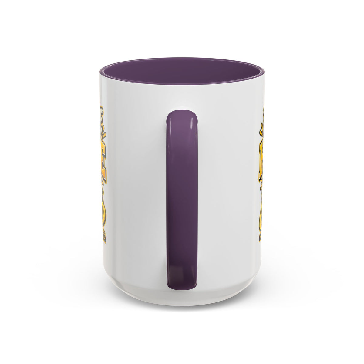 Raise Hope Wear Gold Cancer Awareness Coffee Mug (Accent, 11/15oz)
