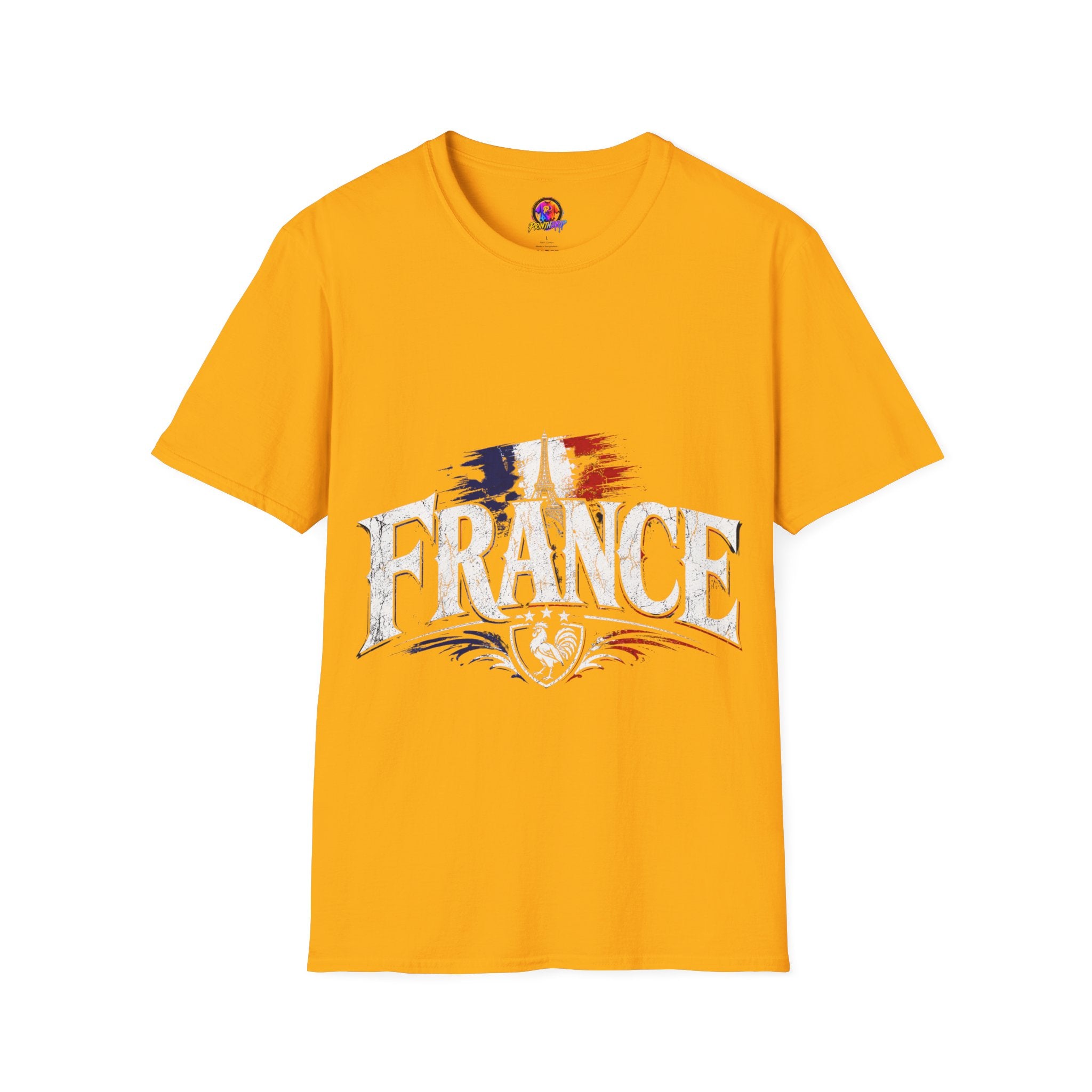 France Flag T-Shirt — Vintage Eiffel Tower French Pride Tee