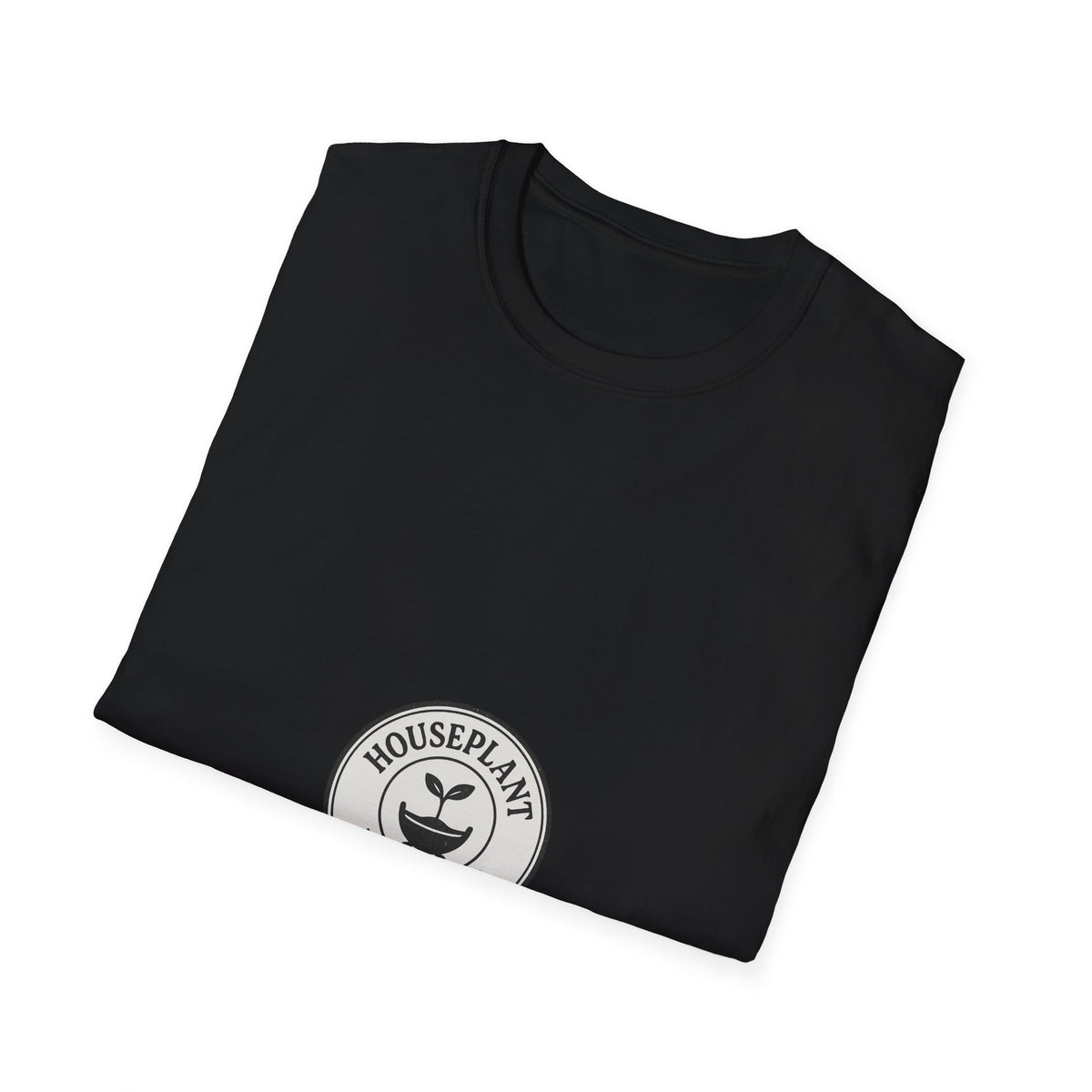 "Houseplant Midwife" Retro Circular Emblem Tee - Funny Plant Parent Propagation White T-Shirt - Trending Now - September 2026