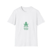 Rooted In Care Graphic Tee, Cute Eco Tree Nature Ribbon T-Shirt - Trending Now - September 2026