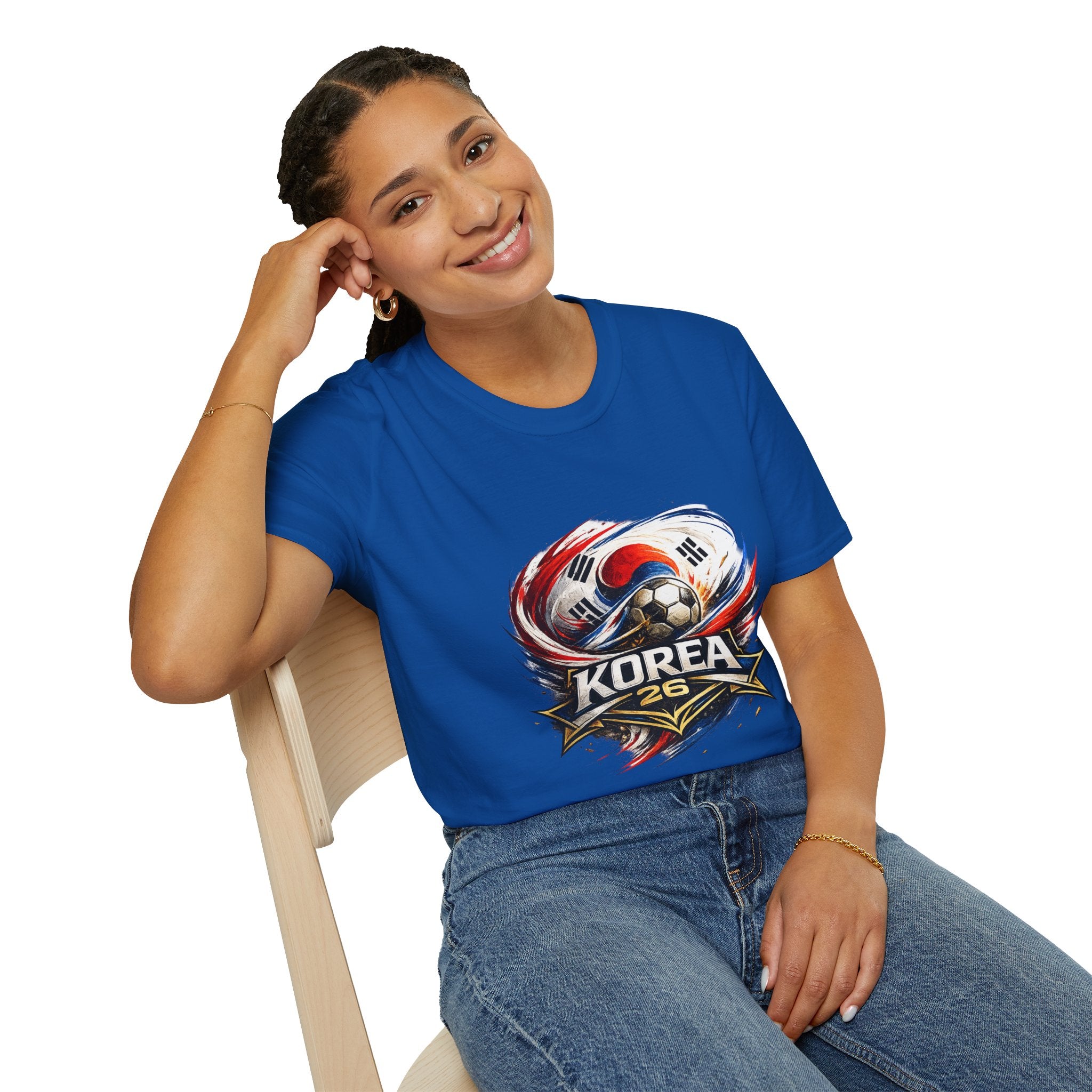 Korea Soccer T‑Shirt — Korea Football Crest Tee
