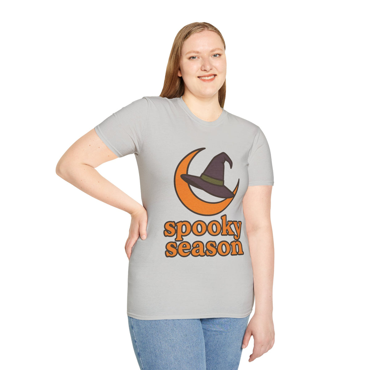 Spooky Season T-Shirt — Witch Hat & Moon Halloween Tee - Trending Now - August 2026