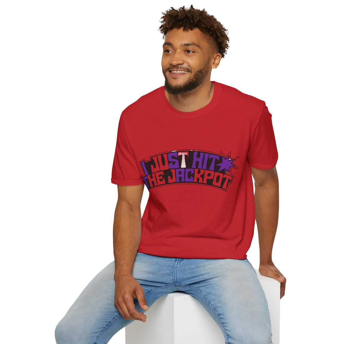 Just Hit the Jackpot T-Shirt — Retro Casino Graphic Tee - Trending Now - August 2026