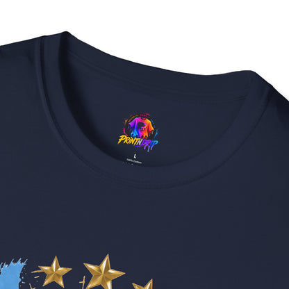 Argentina Sky Blue Magic Soccer T-Shirt — Argentinian Football Player Graphic Tee