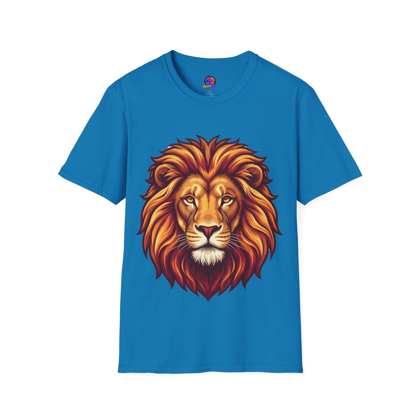 Lion Face T-Shirt — Majestic Lion Head Graphic Tee