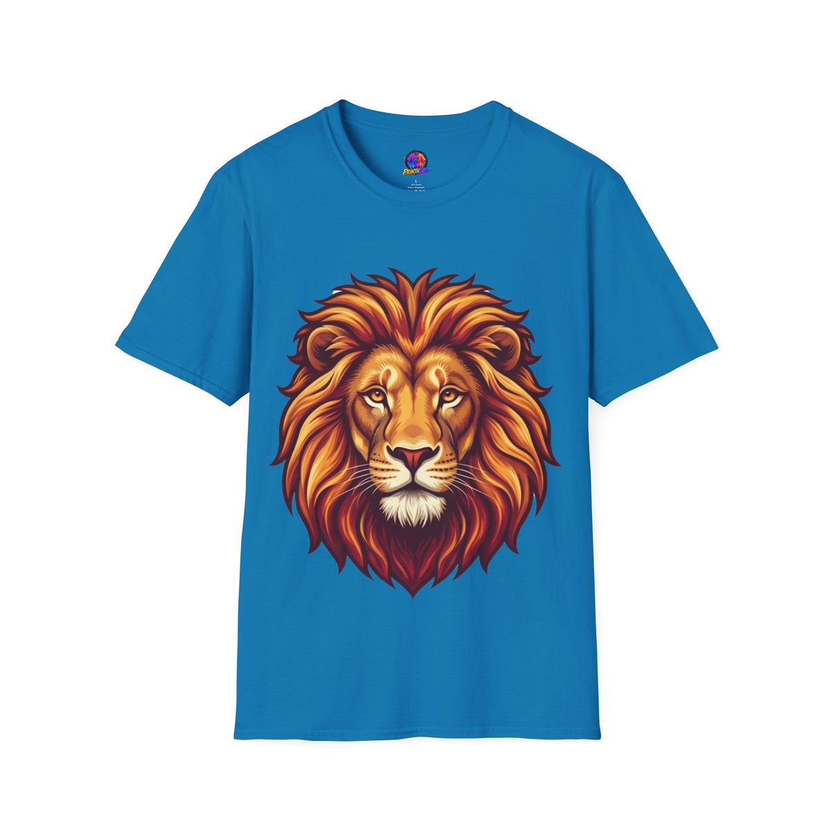 Leo Zodiac Lion Face T-Shirt — Majestic Lion Head Graphic Tee