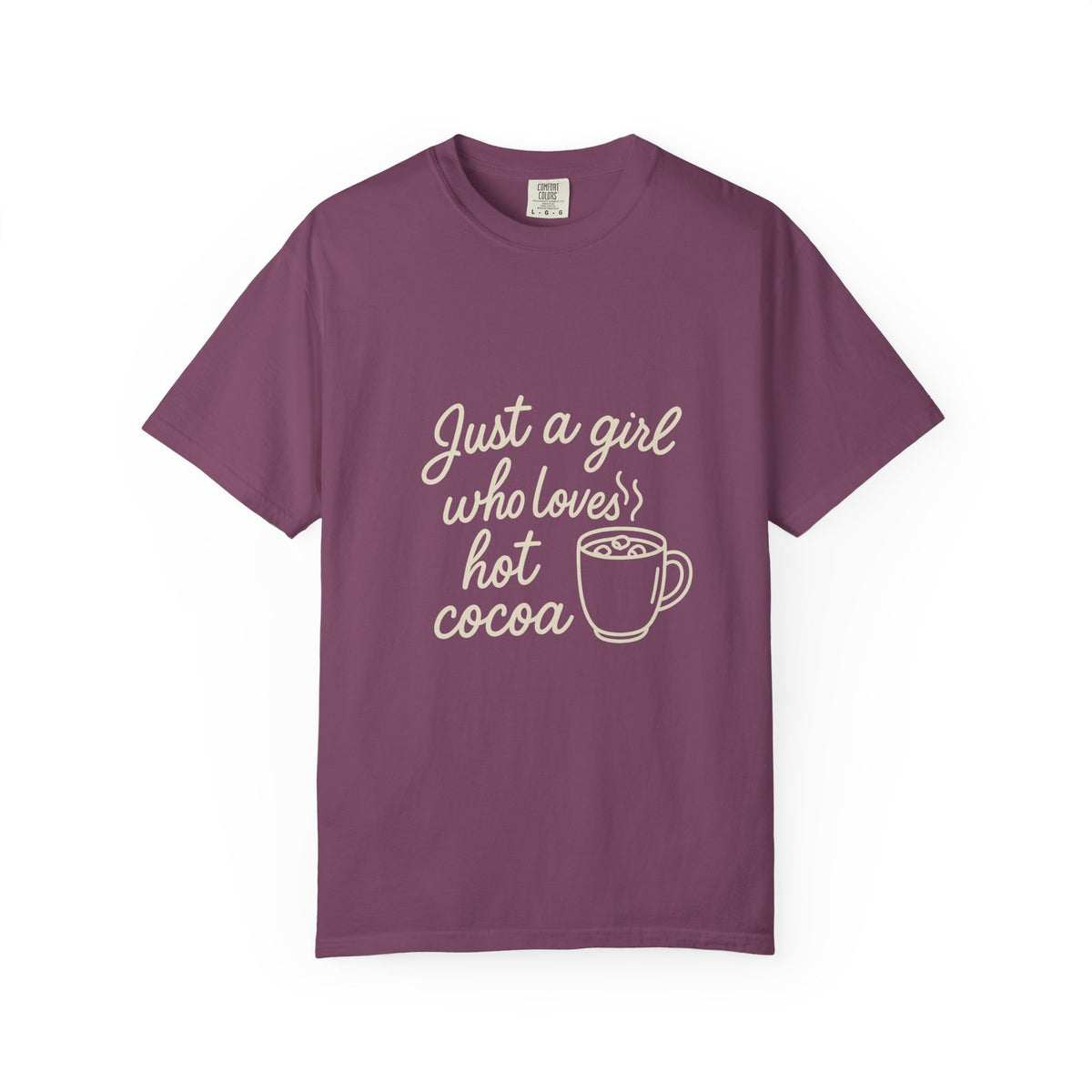 Hot Cocoa Lover T-Shirt — "Just a Girl Loves Hot Cocoa" Graphic Tee - Trending Now - October 2026