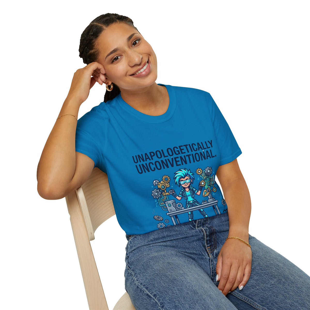 Aquarius Zodiac Unapologetically Unconventional Graphic T-Shirt