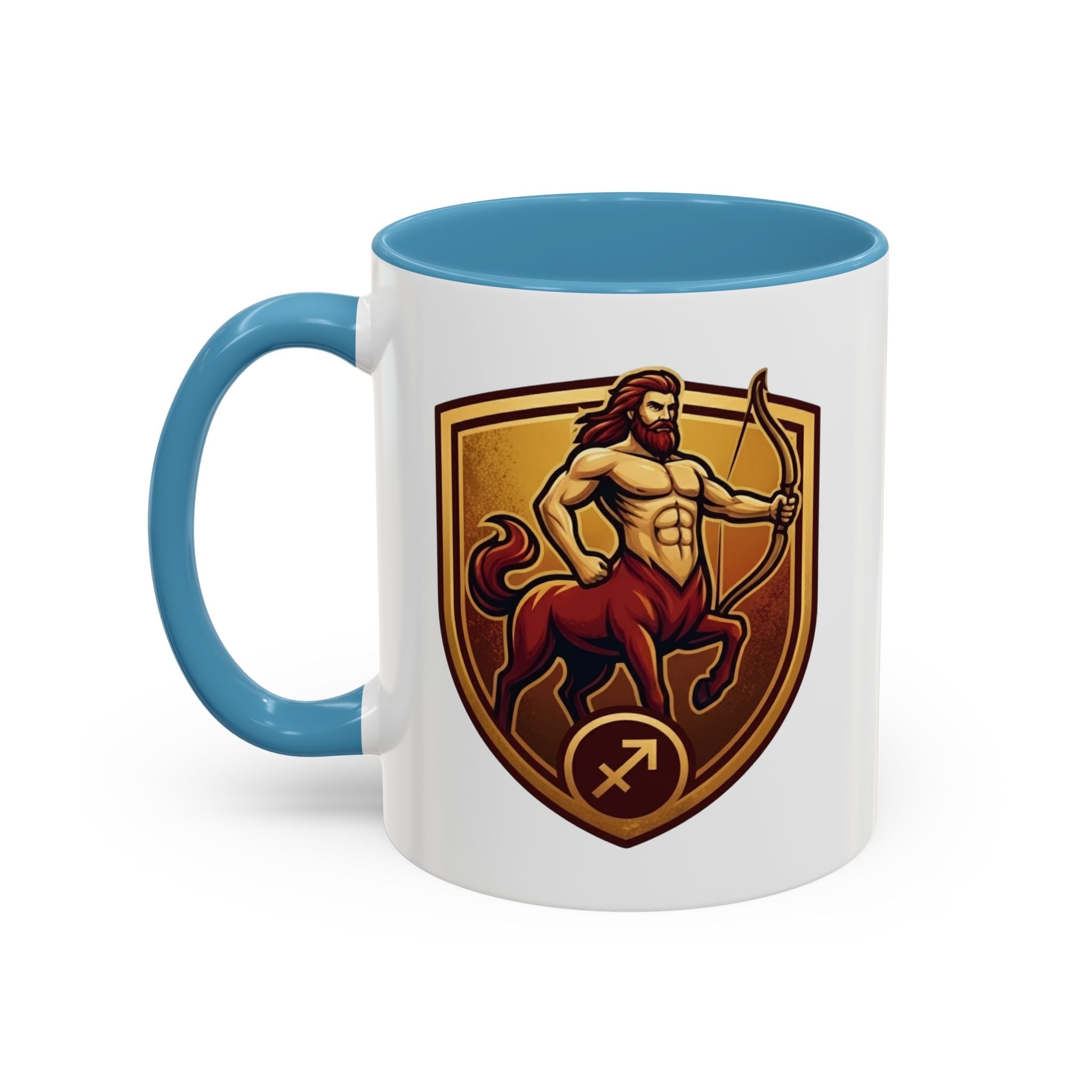Sagittarius Centaur Coffee Mug — Zodiac Archer Accent Mug (11/15oz)