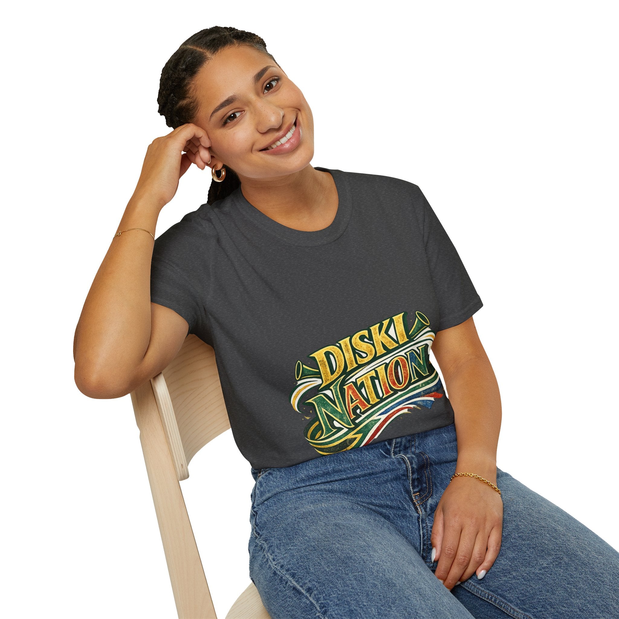South Africa Diski Nation T-Shirt — Retro Reggae Graphic Tee