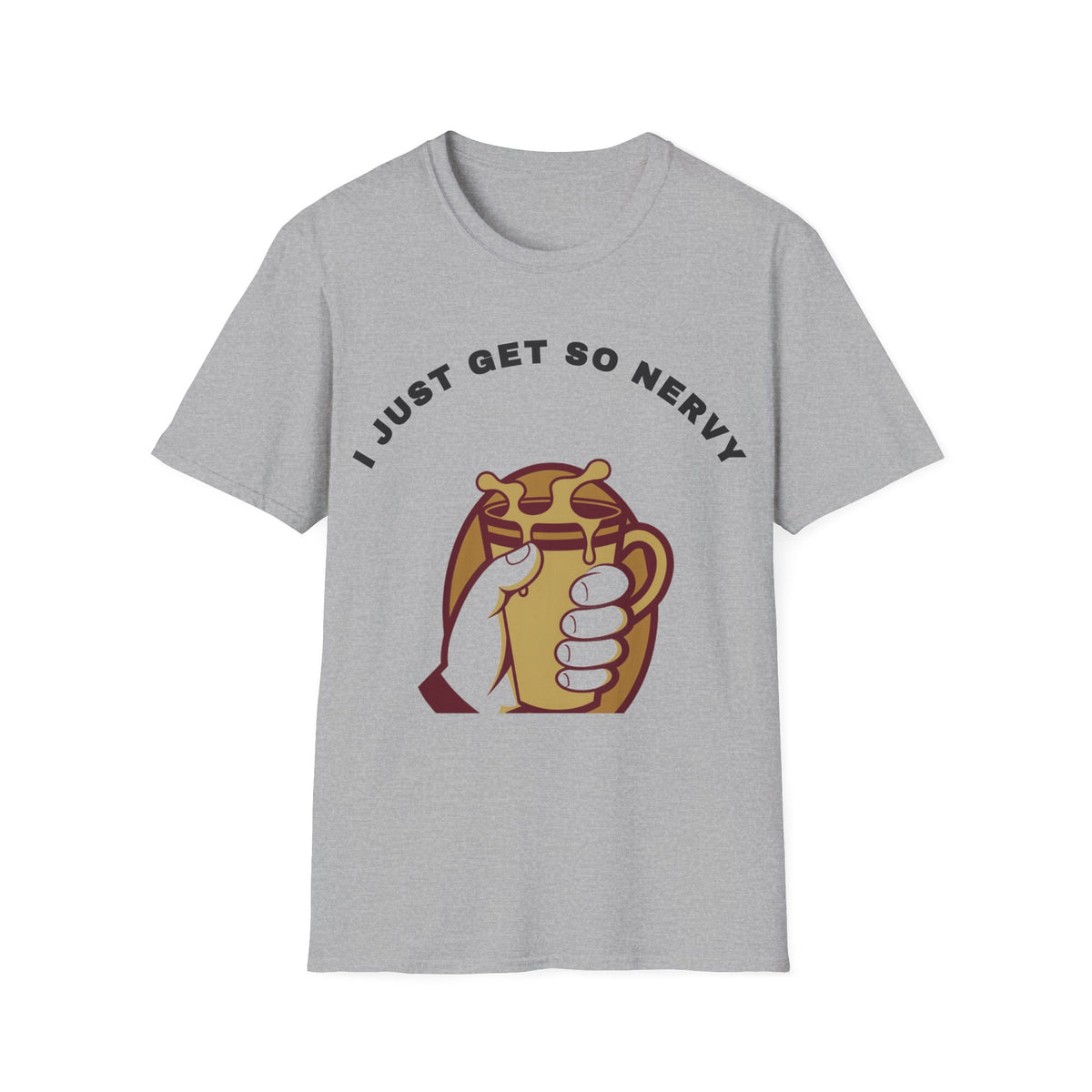 T-Shirt — “I Just Get So Nervy” Nervous Sloth Graphic Tee - Trending Now - September 2026