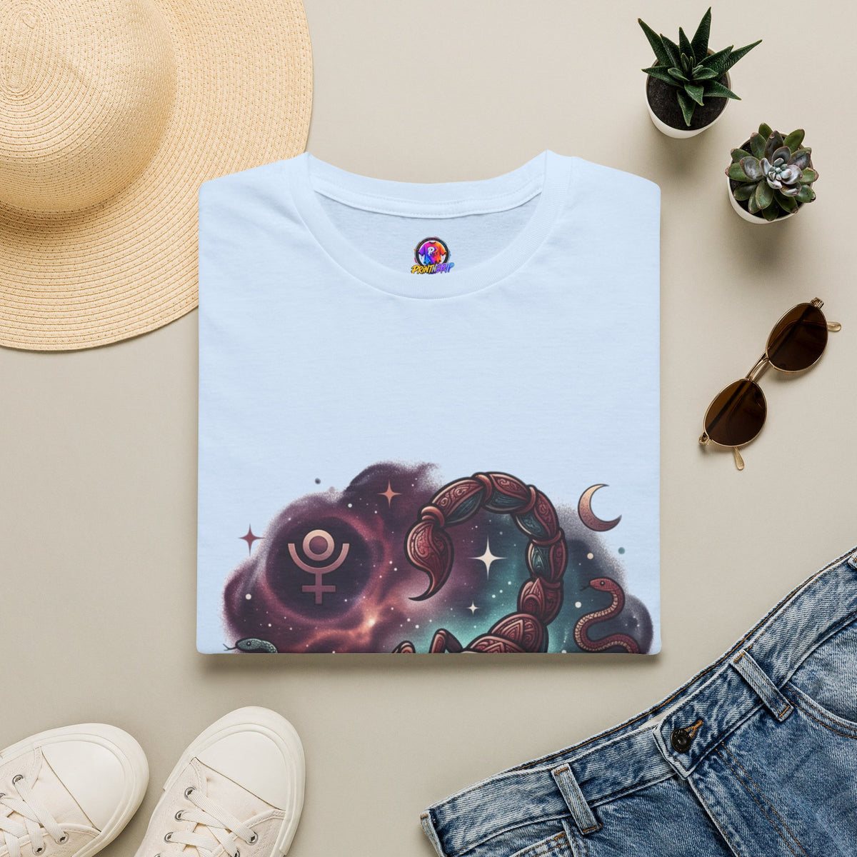 Scorpio Constellation T-Shirt — Cosmic Scorpion Zodiac Tee