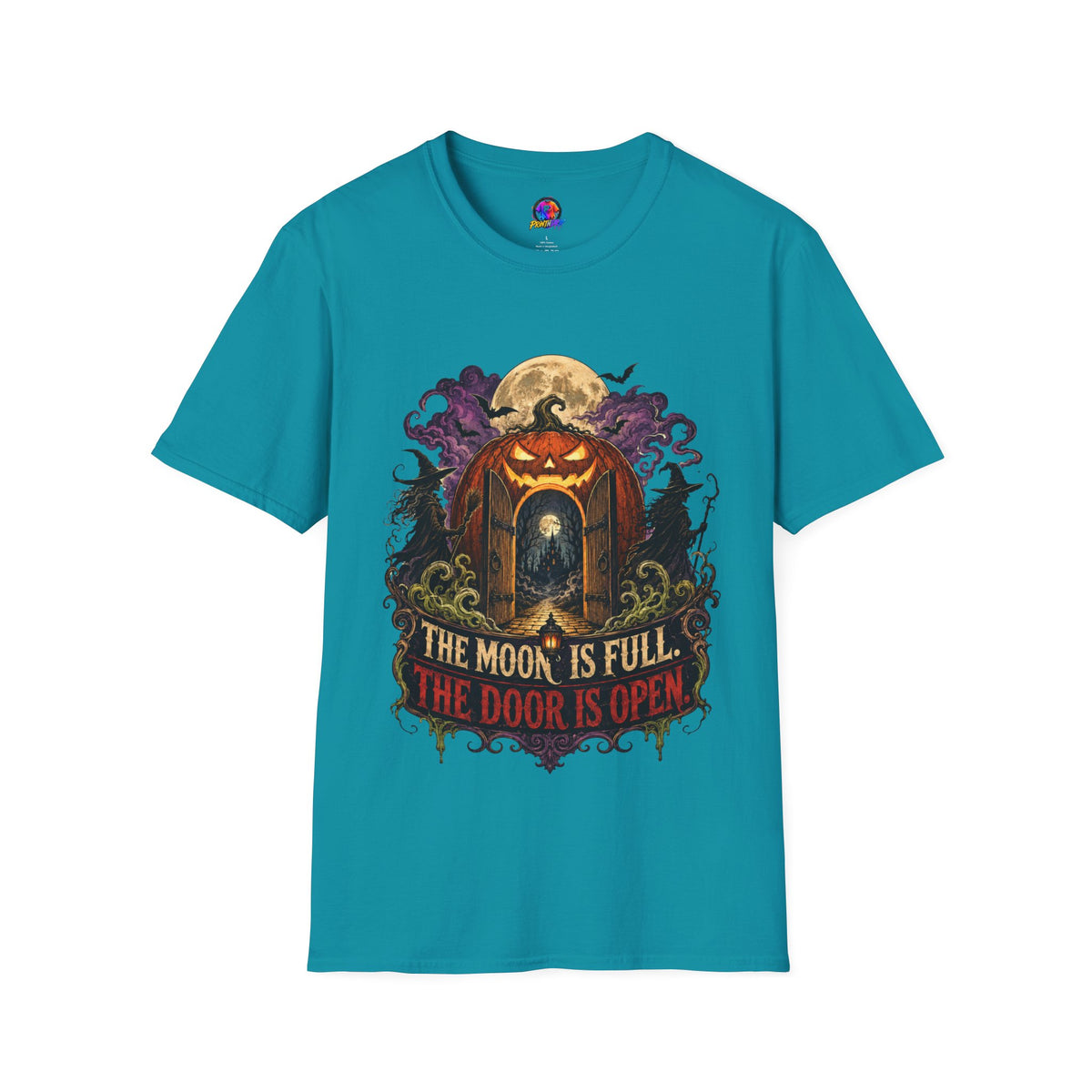 Halloween The Moon Is Full Unisex Softstyle T-Shirt