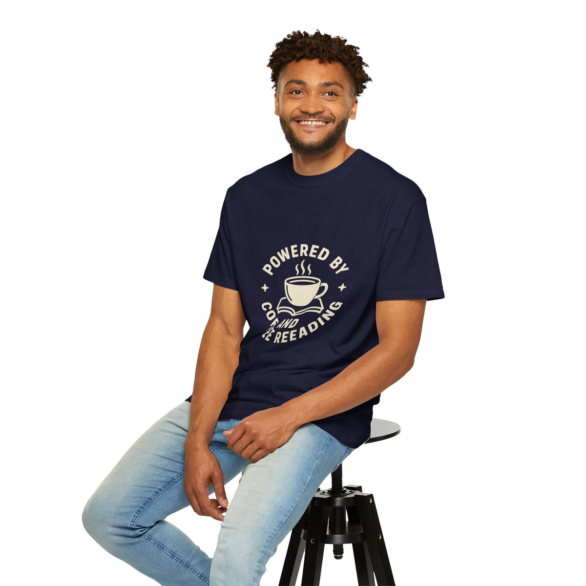 Coffee & Reading T-Shirt — "Powered by Coffee and Reading" Graphic Tee - Trending Now - October 2026