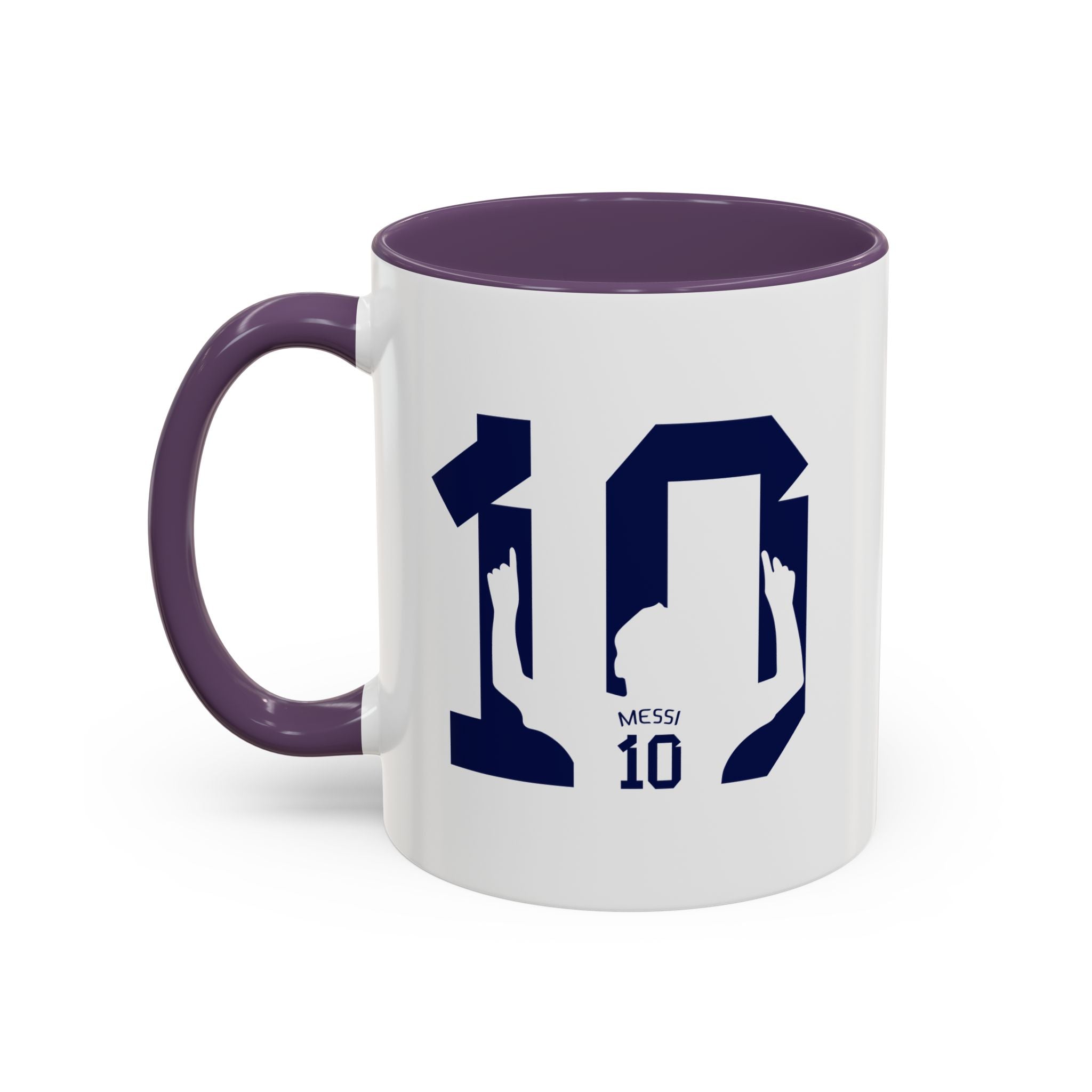 Messi Number 10 Coffee Mug — Soccer Fan Accent Mug