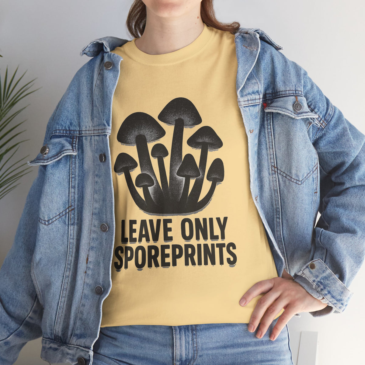 Mushroom Tee — "Leave Only Sporeprints" Eco Nature Graphic Shirt - Trending Now - August 2026