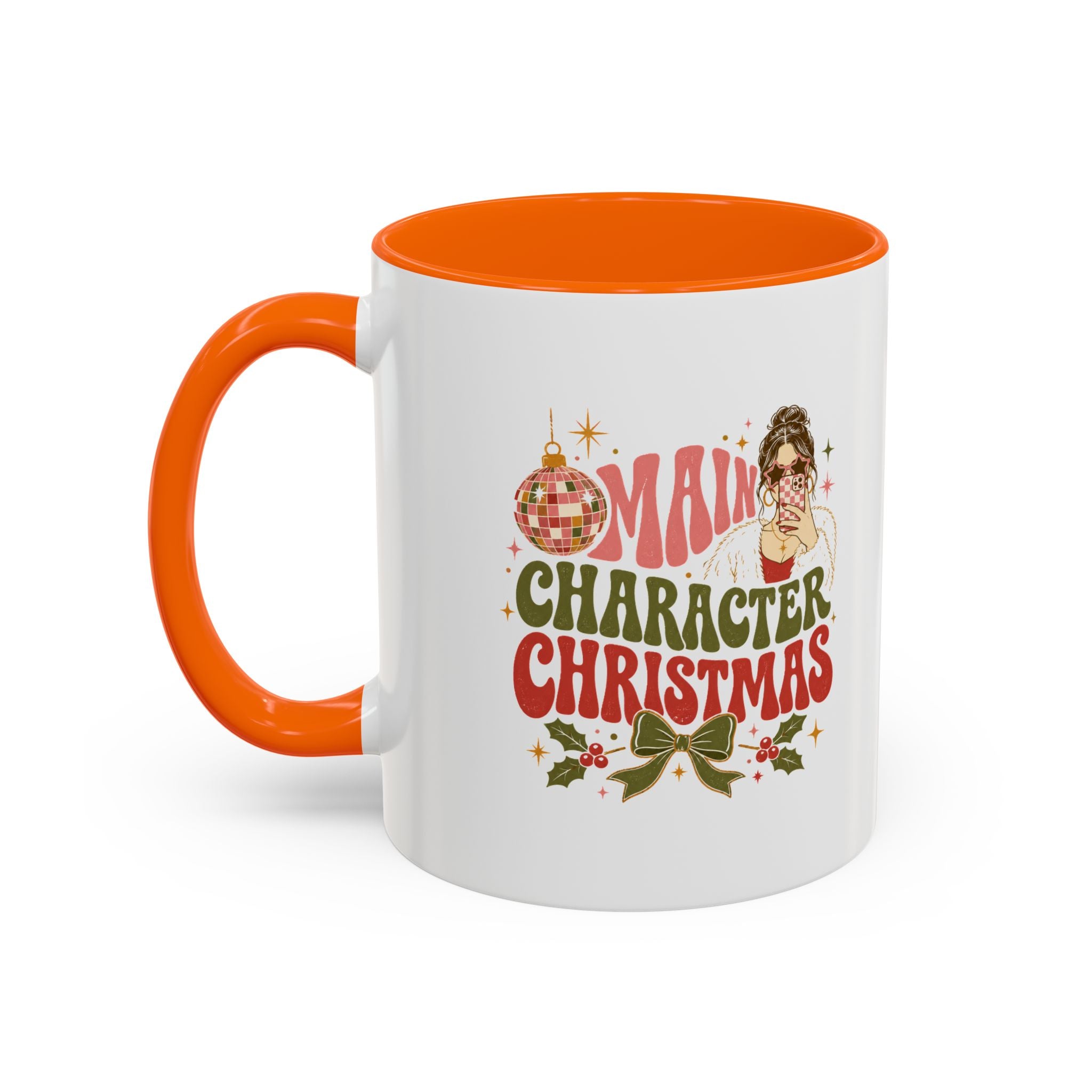 Modern Day Christmas Main Character Christmas Mug — Funny Holiday Coffee Cup